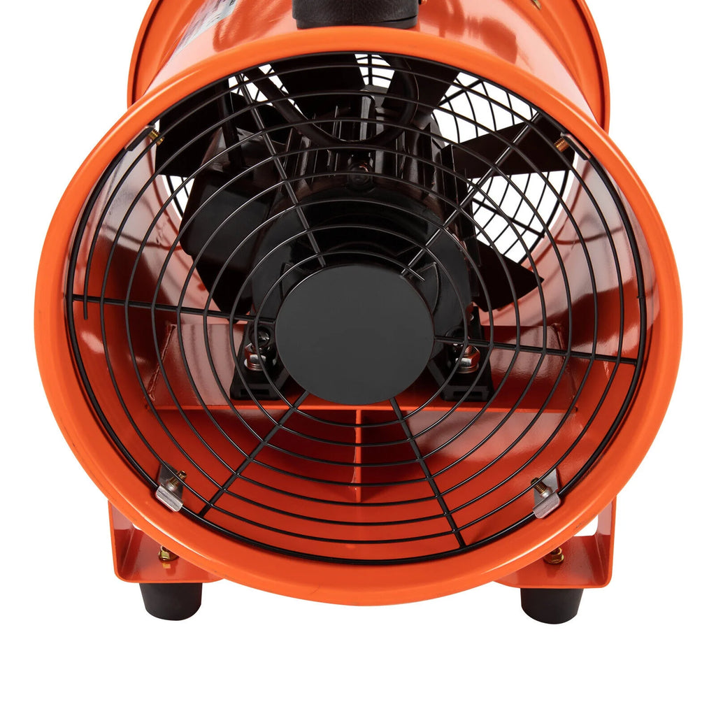 10 Inch Industrial Exhaust Fan Portable Ventilation Blower with 16 ft Duct Hose I233644