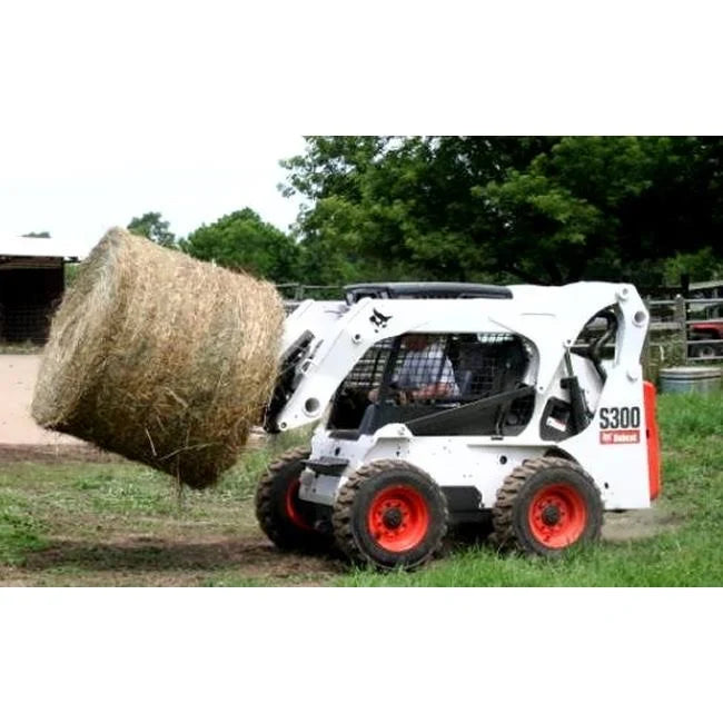 Tractor Hay Spear Attachment 3,000 lb Skid Steer Quick Tach A317018