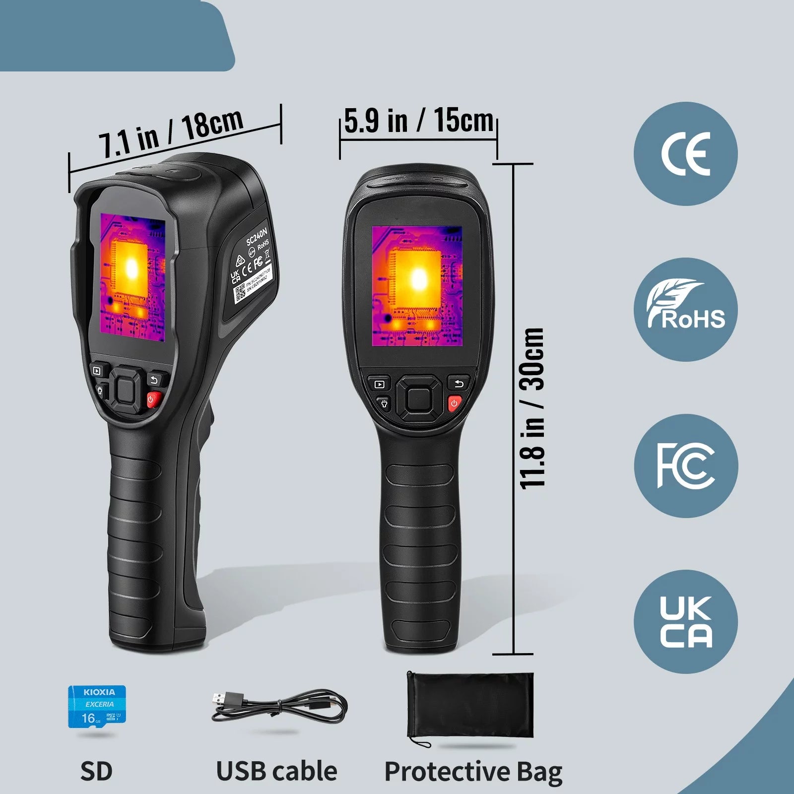 Infrared Thermal Imager 240x180 LCD A530