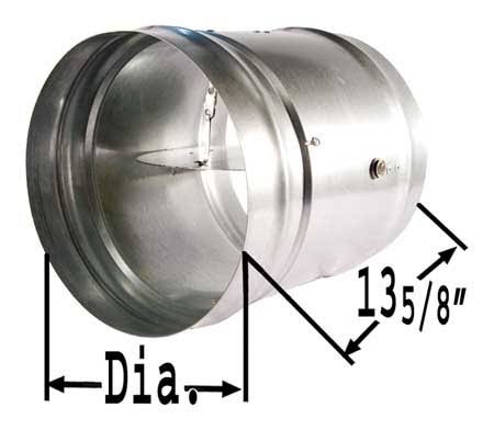 Fire Damper, 13-5/8 in. D U3767