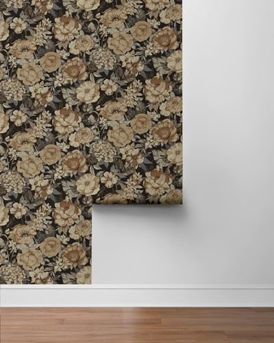 Watercolor Floral Garden Peel and Stick Wallpaper C2067