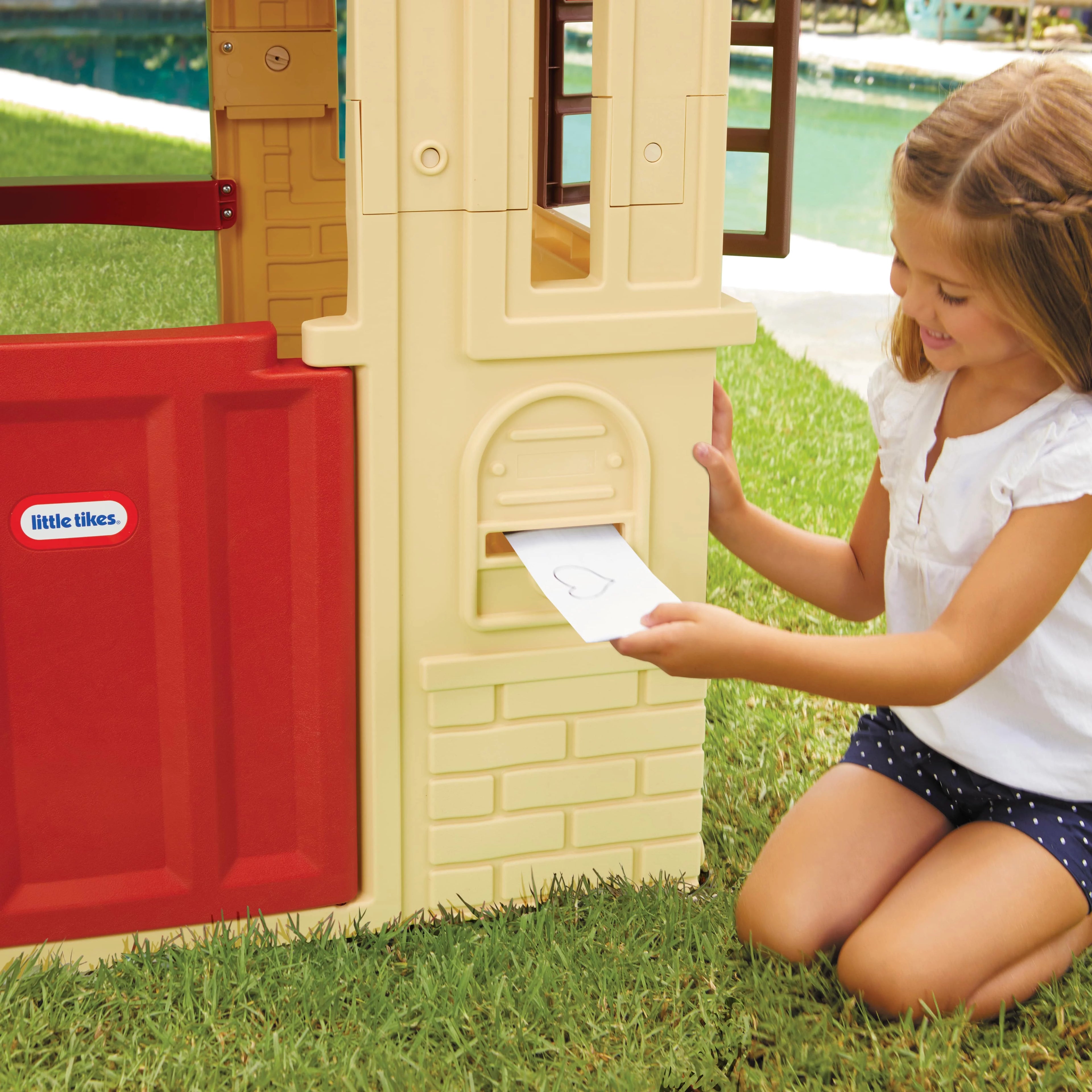 Cape Cottage Playhouse with Working Door, Windows, and Shutters G476007