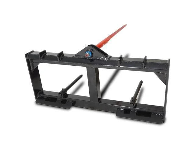 Tractor Hay Spear Attachment 3,000 lb Skid Steer Quick Tach A317018