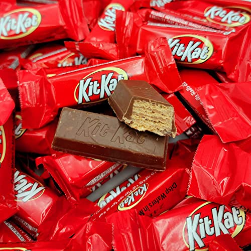 Red Crisp Wafers Milk Chocolate Candy Bars, Individually Wrapped, 4 Pound R83832