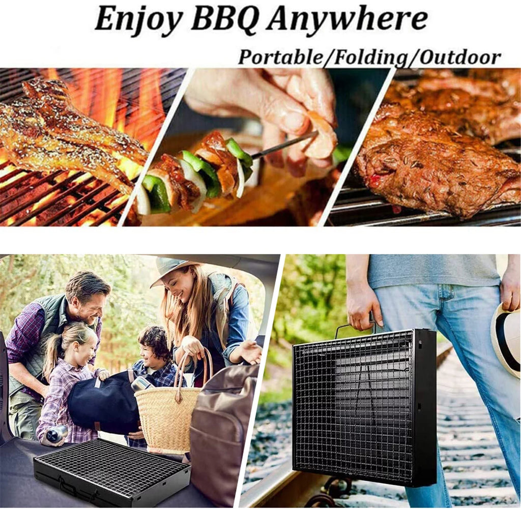 Foldable Charcoal BBQ Grill for Camping S653