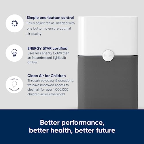 Air Purifier for Small Room, Bedroom, Home, Cleans 926 sqft, HEPASilent for Pets, Allergens, Dust, Mold, Smoke E23720