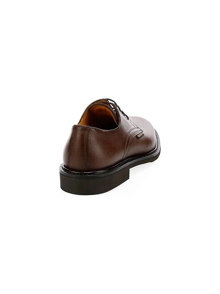 Men's Leather Shoes, Size 7, Black D9021