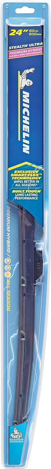 Michelin 8524 Stealth Ultra Windshield Wiper Blade with Smart Technology, 24" (Pack of 1) Pack of 2