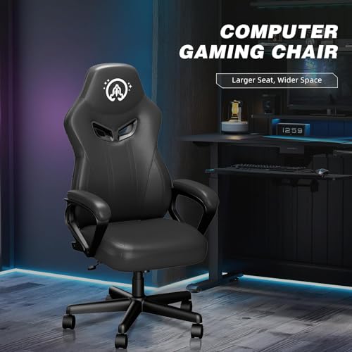 Ergonomic Gaming Chair with Lumbar Support, Black A3088