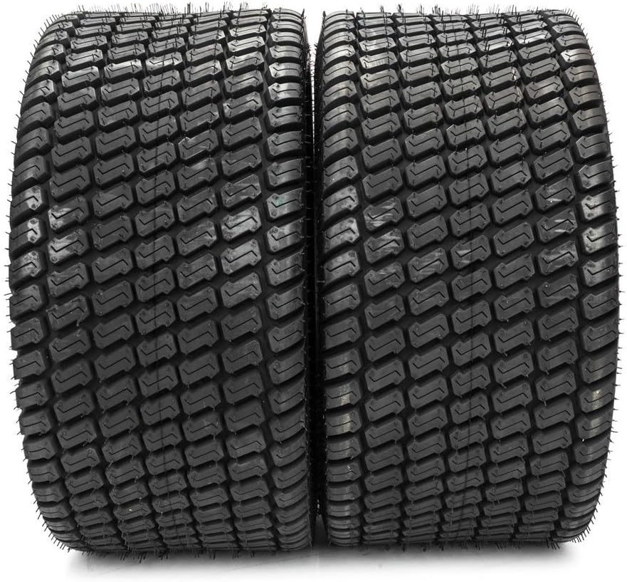 24x12.00-12 Lawn Mower Tires 4 Ply Tubeless Set of 2 M869