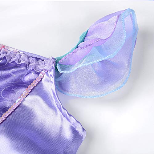Girls Princess Mermaid Costume Party Dress X690