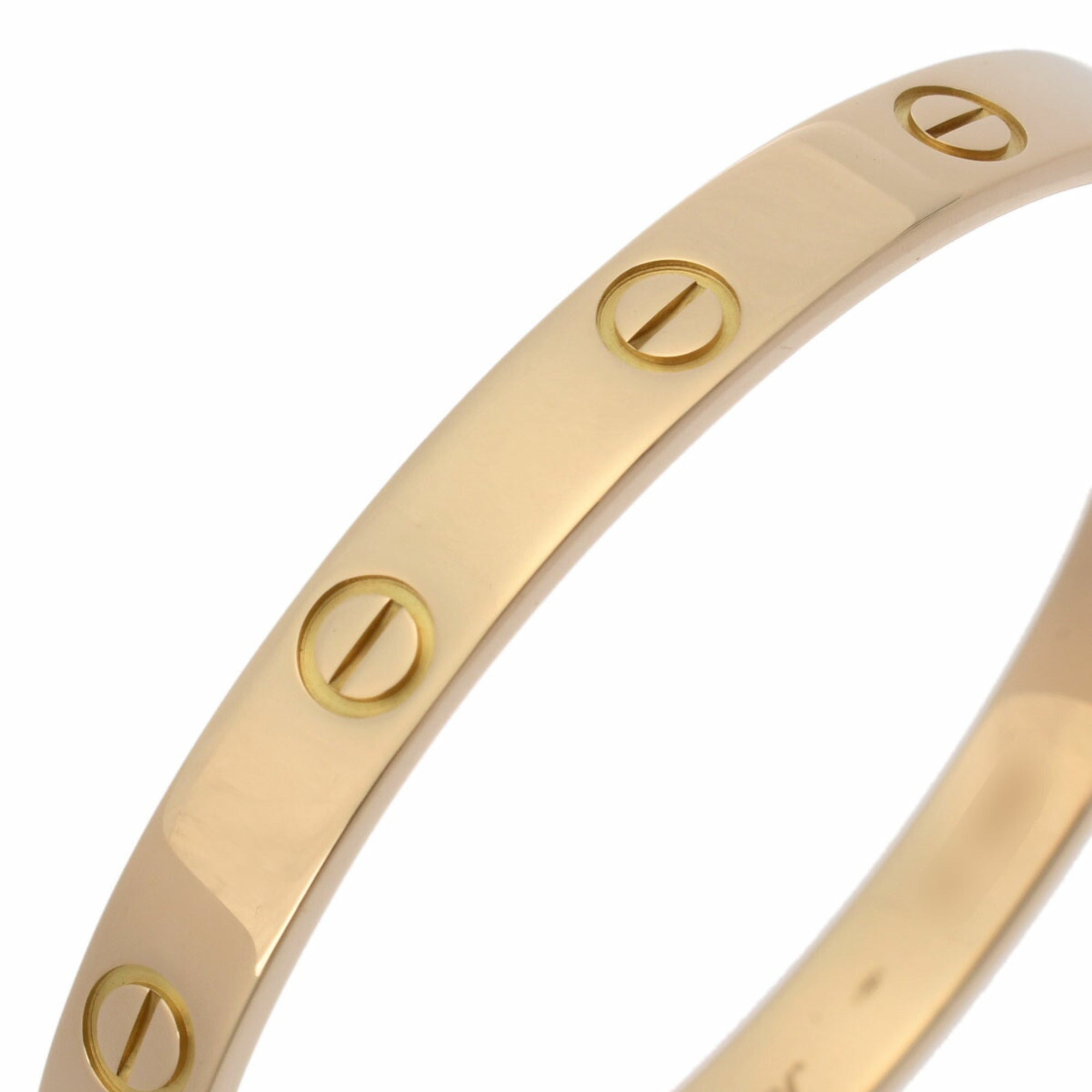 Pre-Owned Love Bracelet Women's K18 Yellow Gold E8135