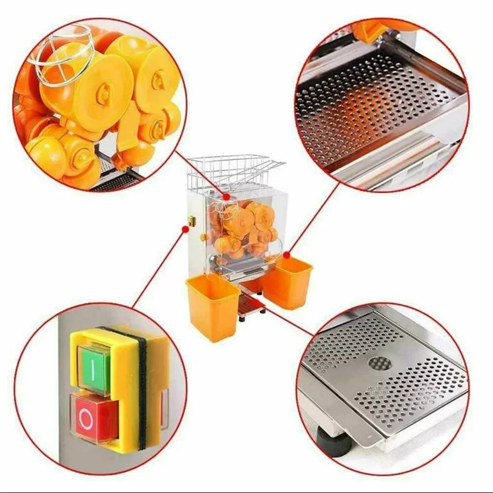 Commercial Orange Juice Extractor Automatic Squeezer Grapefruit Juicer Press Machine Q64532