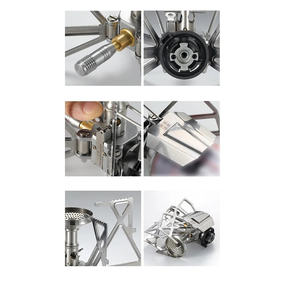 Portable Camping Stove with Electronic Ignition and Storage Bag K11347