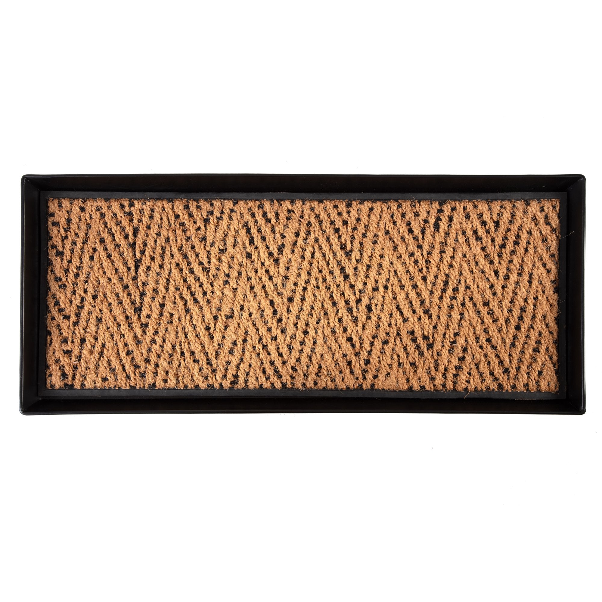 Metal Boot Tray with Coir Insert B7097