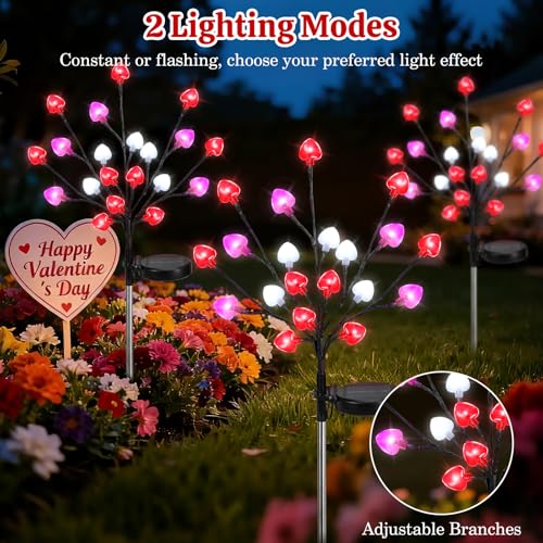 Solar Christmas Candy Cane Lights Outdoor, Pathway Stake Lights, 24 Pack G8137