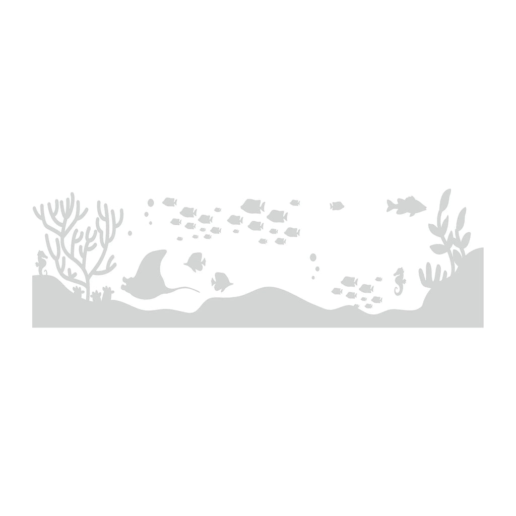StickerChef Ocean Stingray Decals Etched Glass Vinyl Shower Door Window SC04