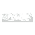 StickerChef Ocean Stingray Decals Etched Glass Vinyl Shower Door Window SC04