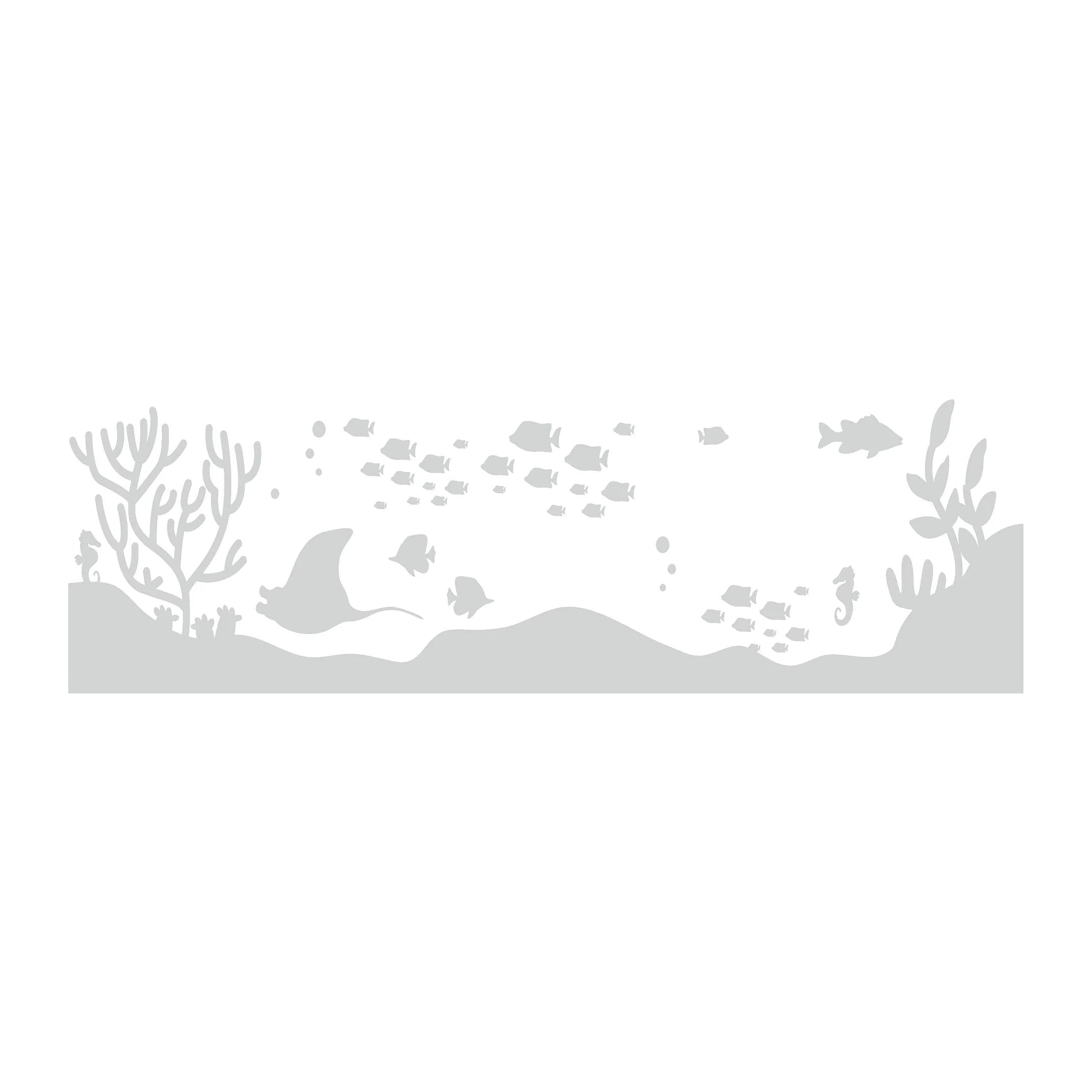 StickerChef Ocean Stingray Decals Etched Glass Vinyl Shower Door Window SC04