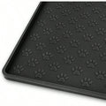 Silicone Pet Placemat For Dog And Cat Waterproof AntiSlip Pet Feeding Bowl Mats For Food And Water Small Medium Large Tray Mat Prevent Residues From Spilling To Floor Black 31.5 23.6