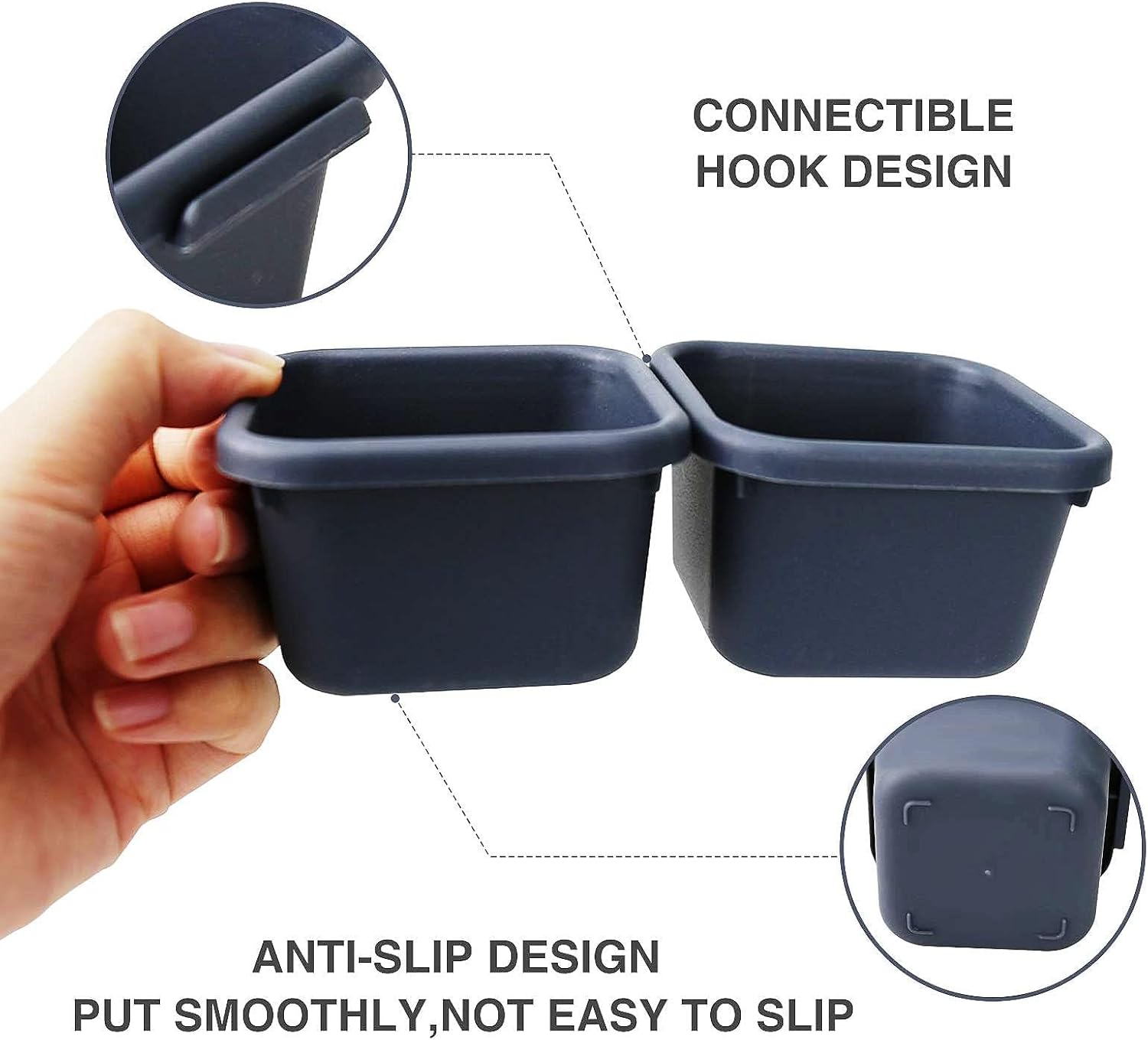 Clear Plastic Drawer Organizers Set, 3-Size Storage Bins for Bathroom, Makeup, and Kitchen D329486