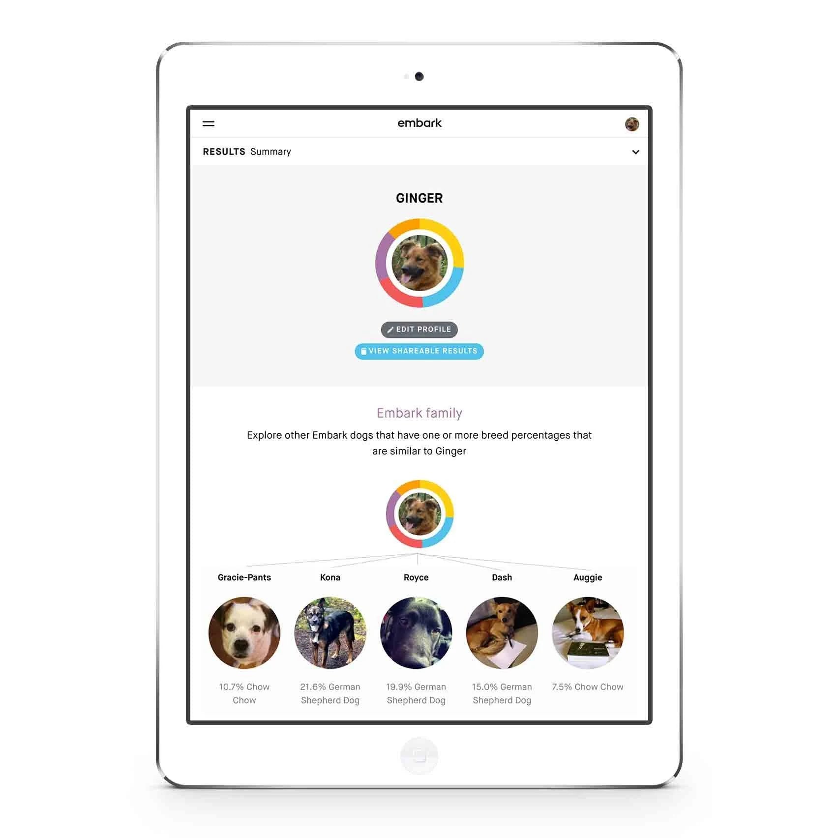 Dog DNA Test with Breed Identification and Health Results A4949