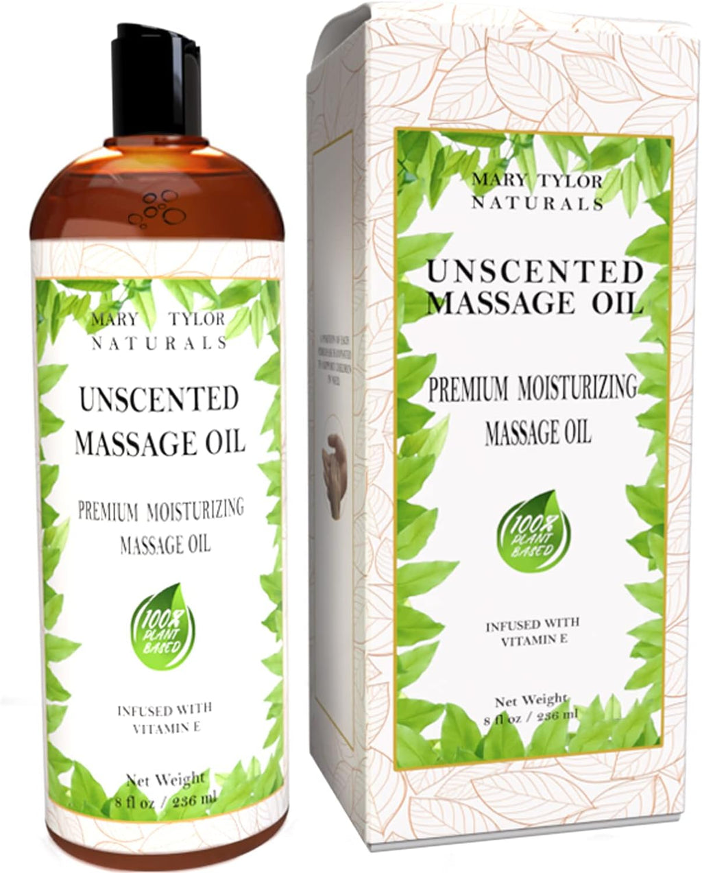 Unscented Massage Oil (8 Fluid Oz) for Body and Couples Massage B5690