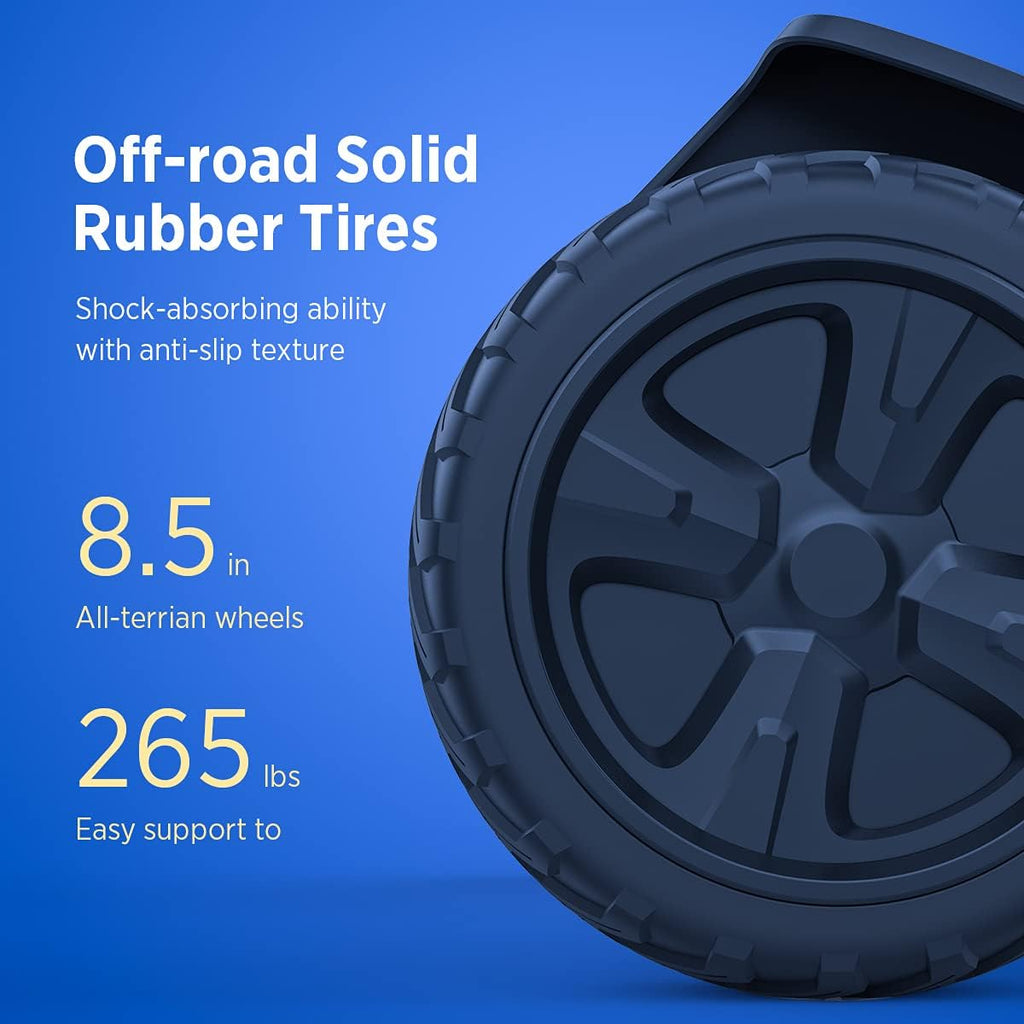 Off Road Hoverboard with Bluetooth and LED Lights, 8.5 Inch All Terrain Self Balancing Scooter U58496