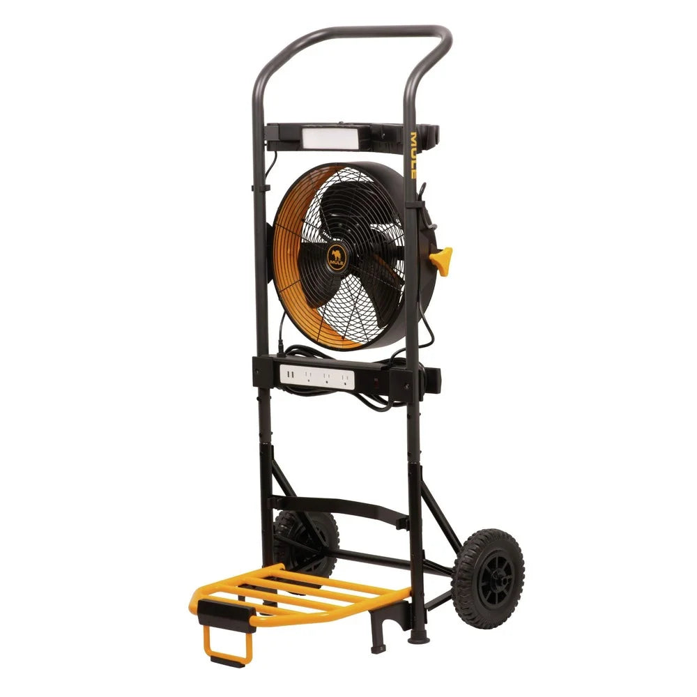 5-in-1 Hand Truck with Integrated Fan and LED Light E655668