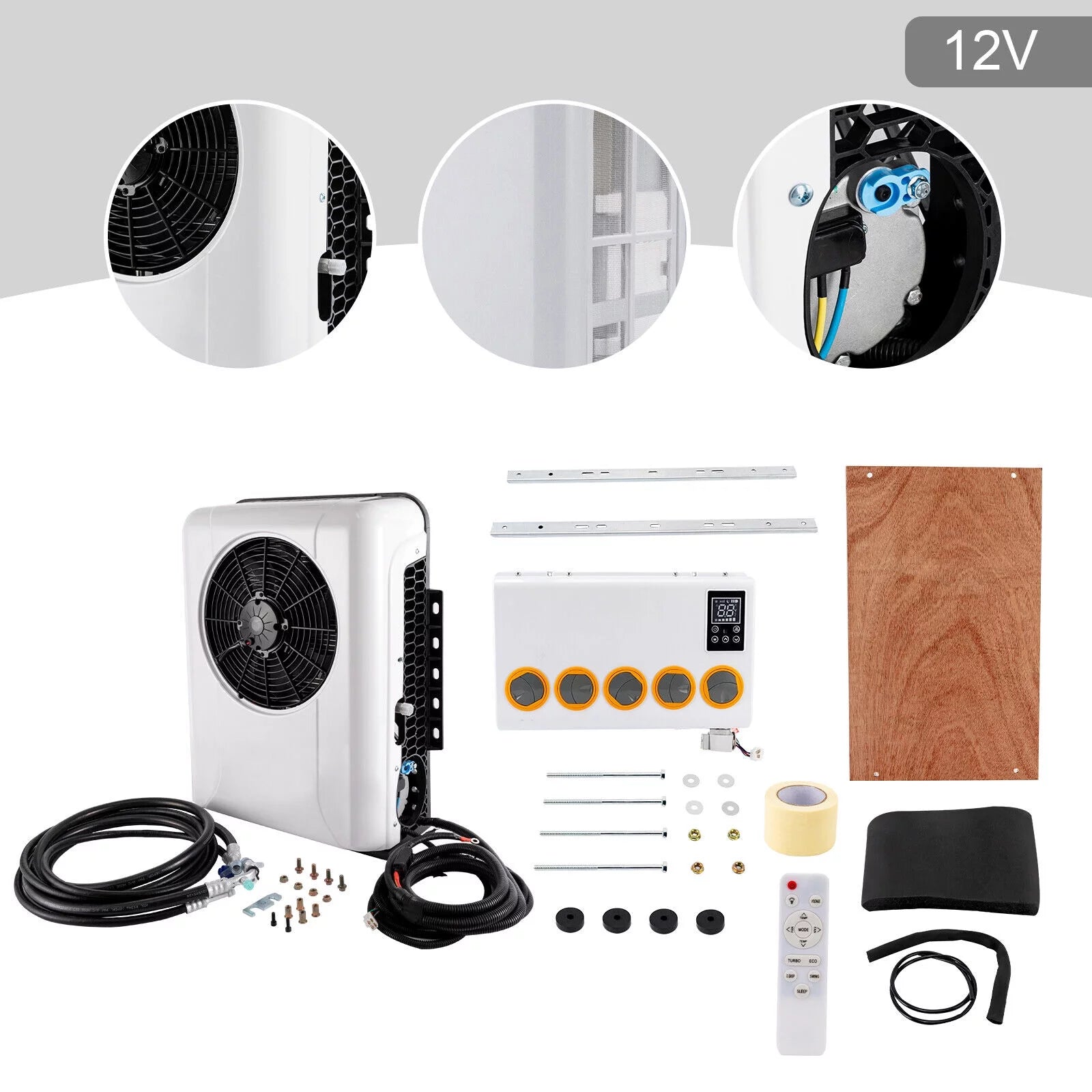 Mini Split Air Conditioner 6800 BTU Cold Only with Remote Control D75001