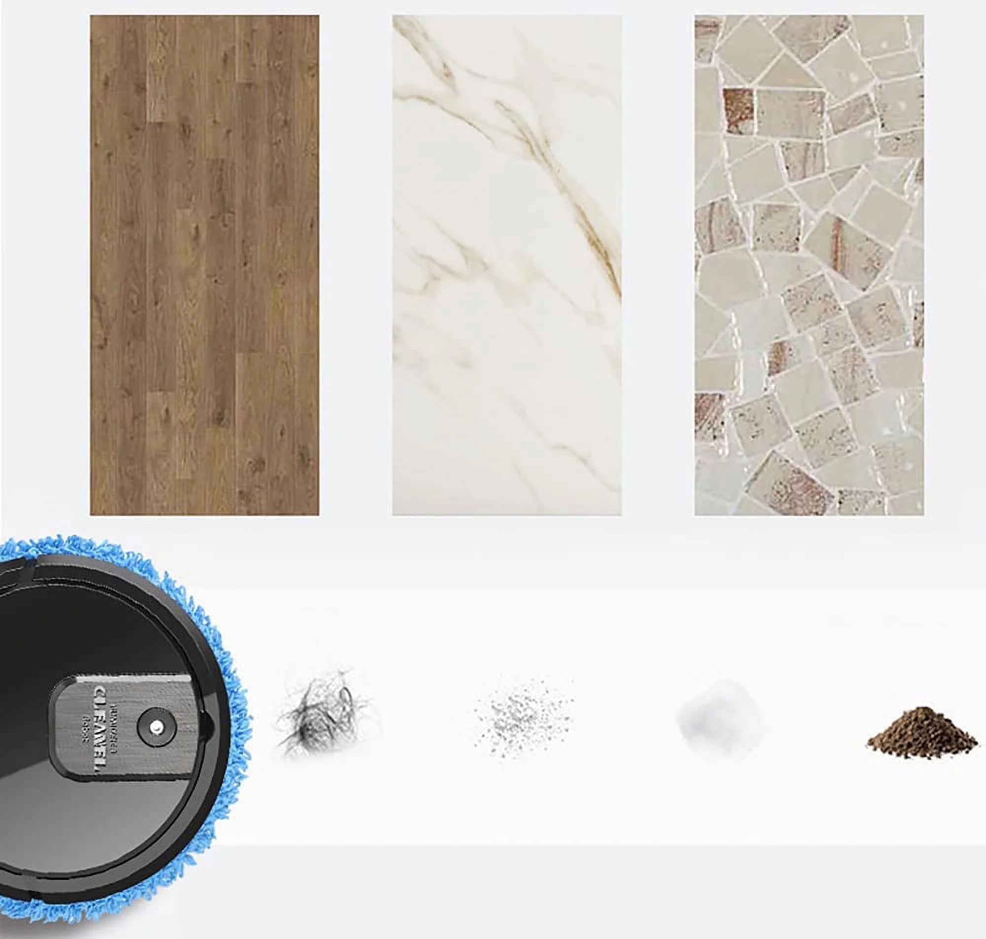 Automatic Mopping Robot Smart Floor Cleaner Wet Dry F18673