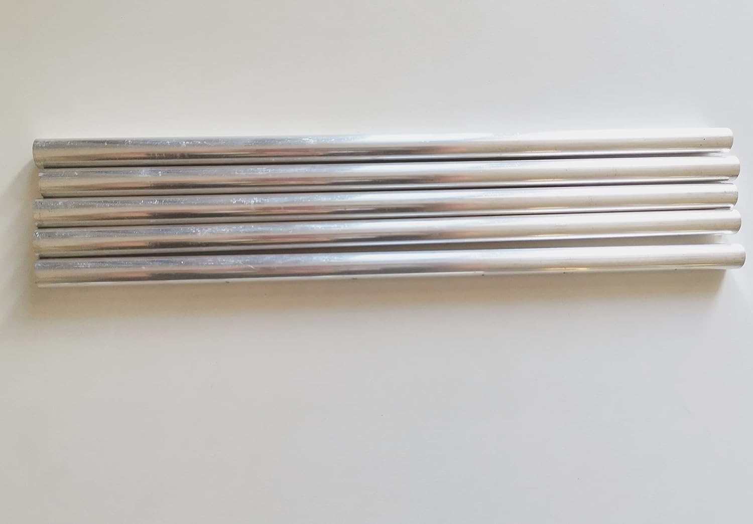 Aluminum Tube 12mm OD 3mm ID 300mm Length for DIY Crafts X909831