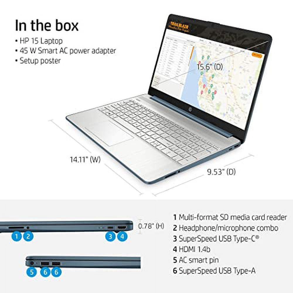 15.6" FHD IPS Laptop, AMD Ryzen 5, 32GB RAM, 1TB SSD, Windows 11 E7608