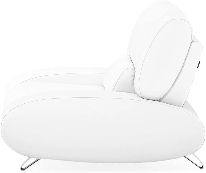 Modern Aspen White Microfiber Leather Chair X6380