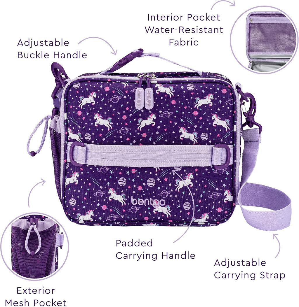 Insulated Lunch Bag Set with Bento-Style Lunch Box Y3367