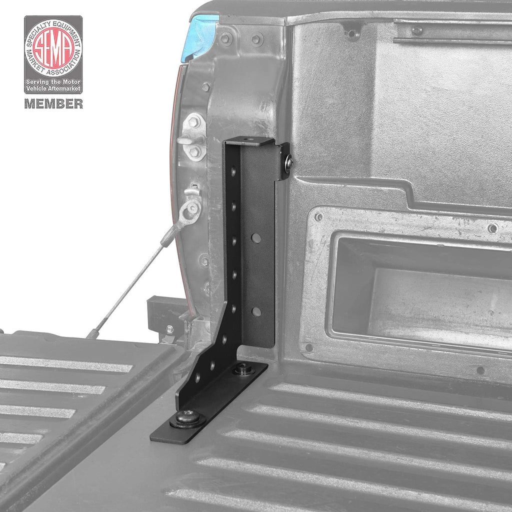 Rear Bed Channel Stiffener Support Brackets for Toyota Tacoma 05-22 Pickup Truck, Pair U30319