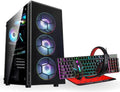 ULTRONIX Gaming Desktop, Intel Core I5 6TH GEN, Nvidia GT1050, 32GB RAM, 1TB SSD, Keyboard, Gaming Mouse, Mouse Pad, Headset Combo, Win10 Pro