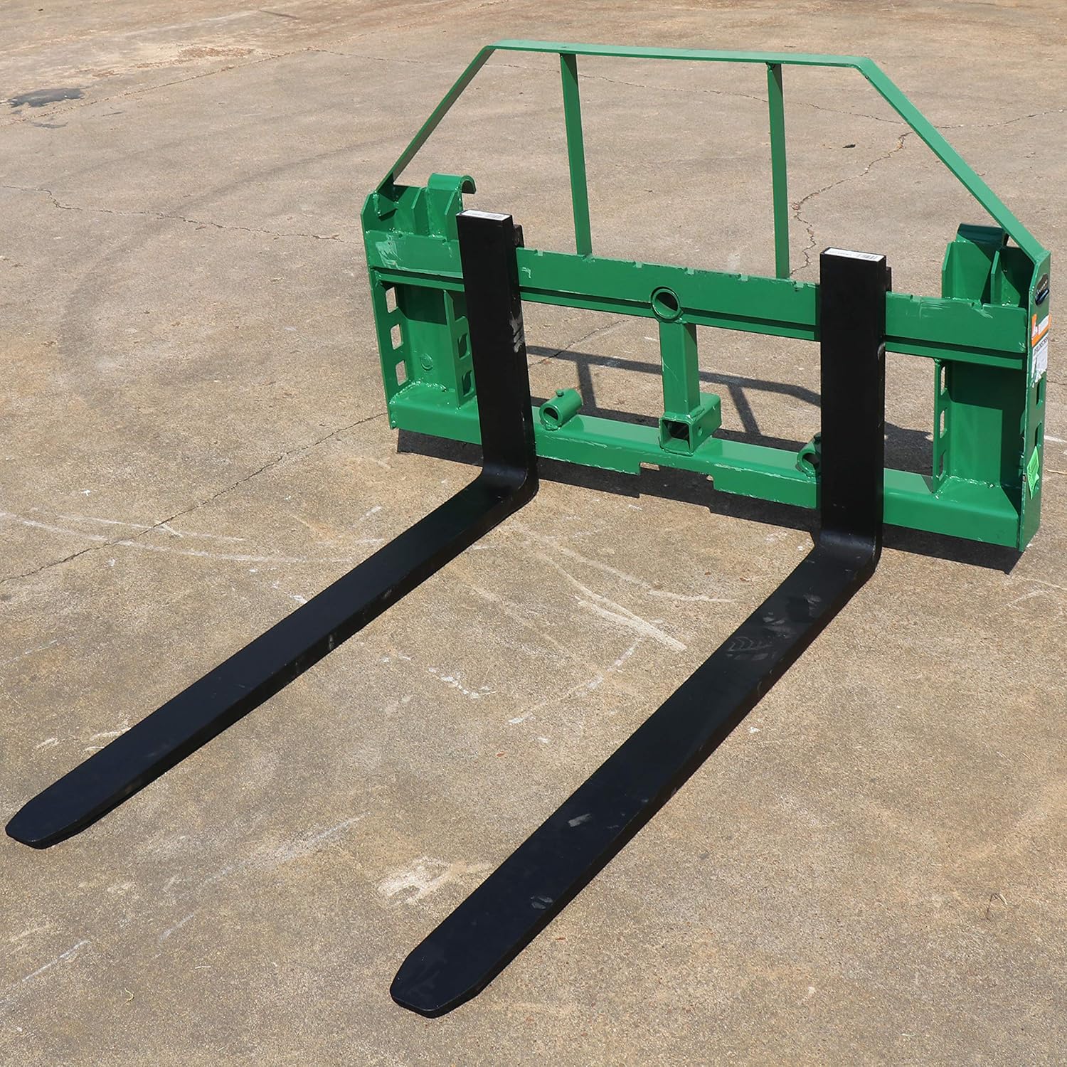 Heavy Duty Pallet Fork Frame with 48" Fork Blades and 2" Trailer Receiver Hitch B8654