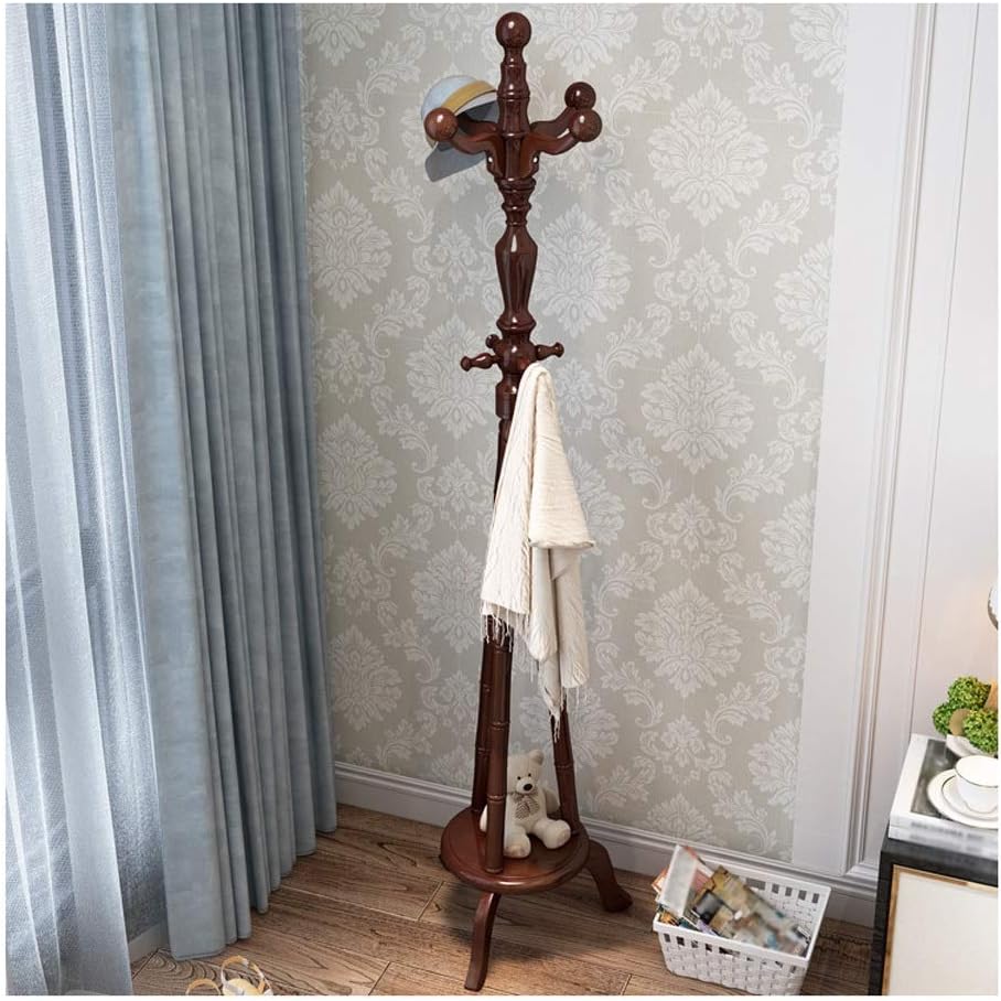 KOHARA Coat Racks Floor-Standing Coat Rack European Style Hanger Bedroom Standing Coat Rack Fashion Creative Hanger Independent Hanger/B