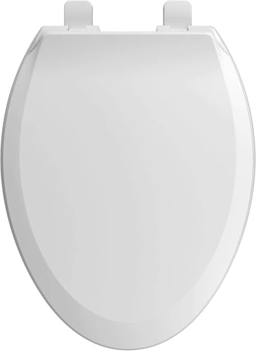 Slow Elongated Closed Front Toilet Seat, White R13872