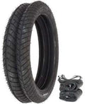 Compatible with Michelin City Pro Tire Set - Fits Honda PA50 C70 CA100/110 - Tires Tubes and Rim Strips
