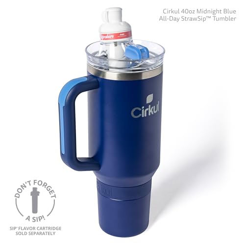 40oz Stainless Steel Tumbler with Handle, Double-Wall Insulated T7917