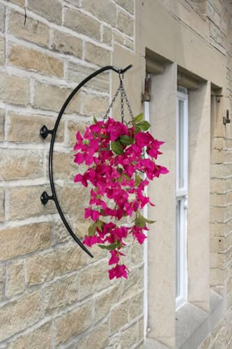Artificial Hanging Bougainvillea Silk Flowers, UV Resistant, 2 Pack for Indoor Outdoor Decor B763379