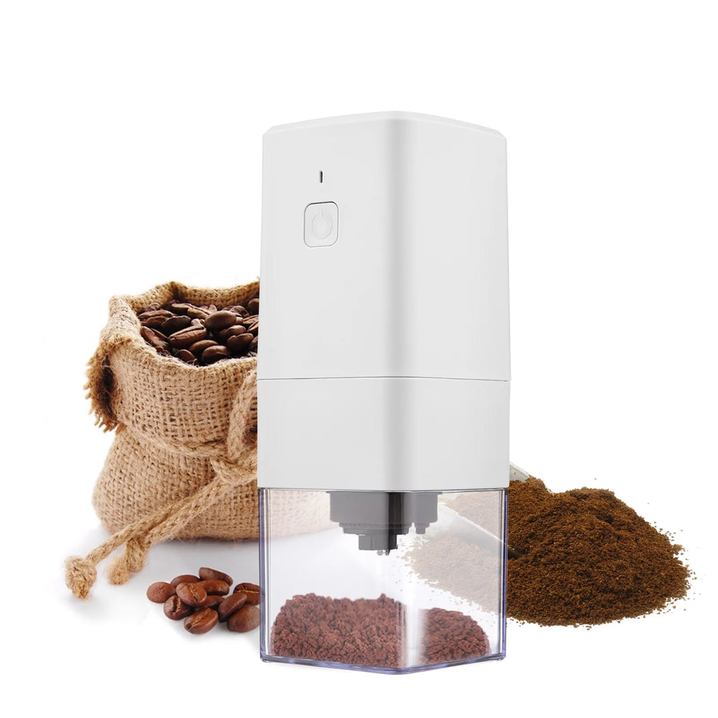 Electric Coffee Grinder for Beans and Spices with Brush J2344