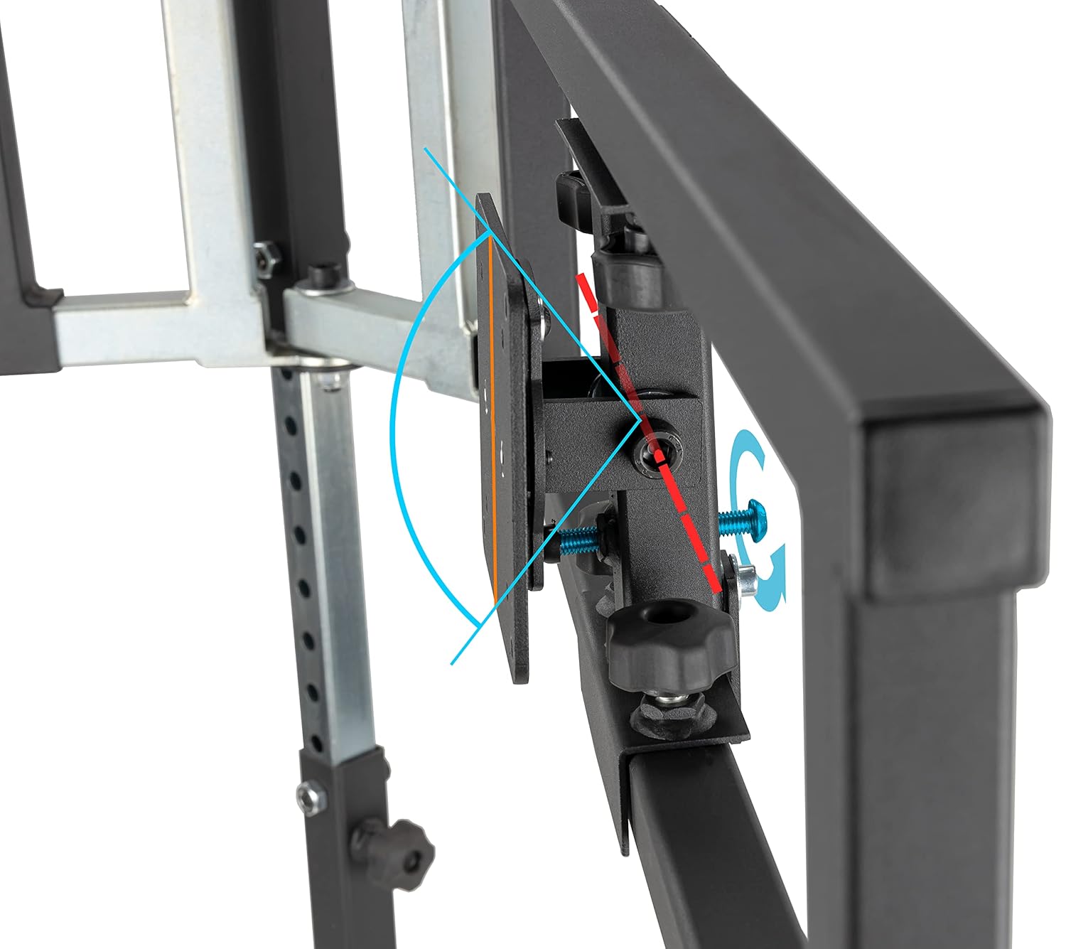 Triple Monitor Floor Stand for Racing and Flight Simulators, VESA Mount U746595