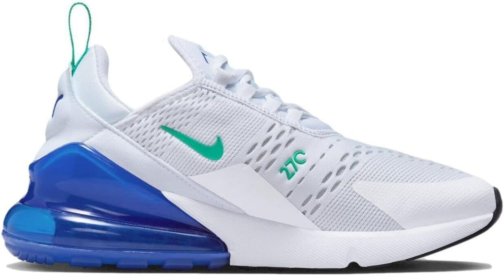 Women's Air Max 270 Shoes, White/Neptune Green P47259