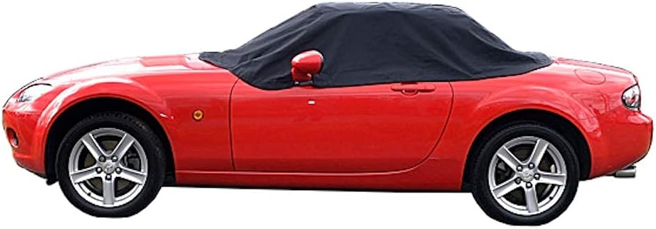 Custom-fit Soft Top Roof Protector Half Cover for Mazda Miata MX5 Mk3 T1547