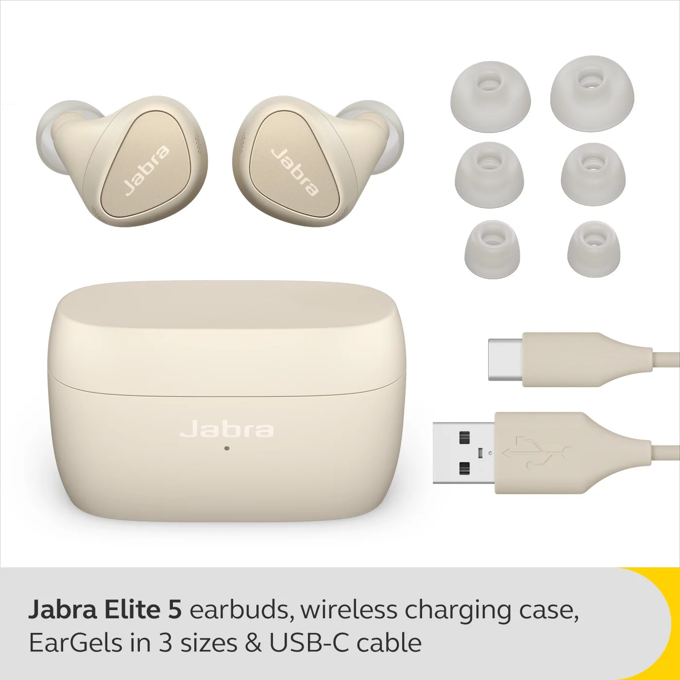 True Wireless Earbuds Gold Beige F6650