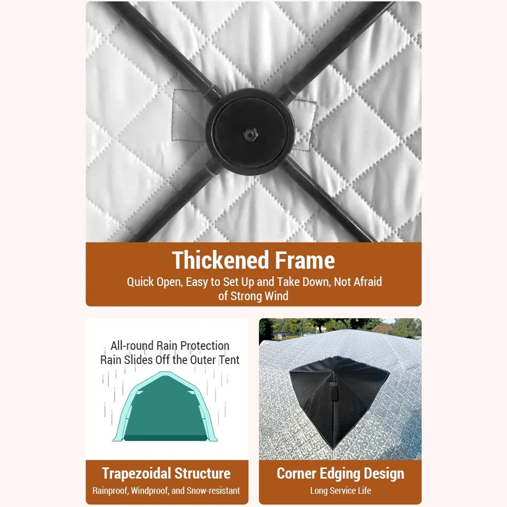 Insulated Ice Fishing Tent for 5-8 People P33632