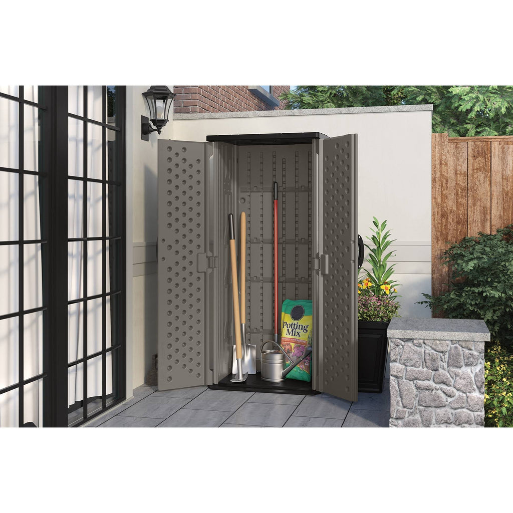 Vertical Storage Shed, Gray Y151879